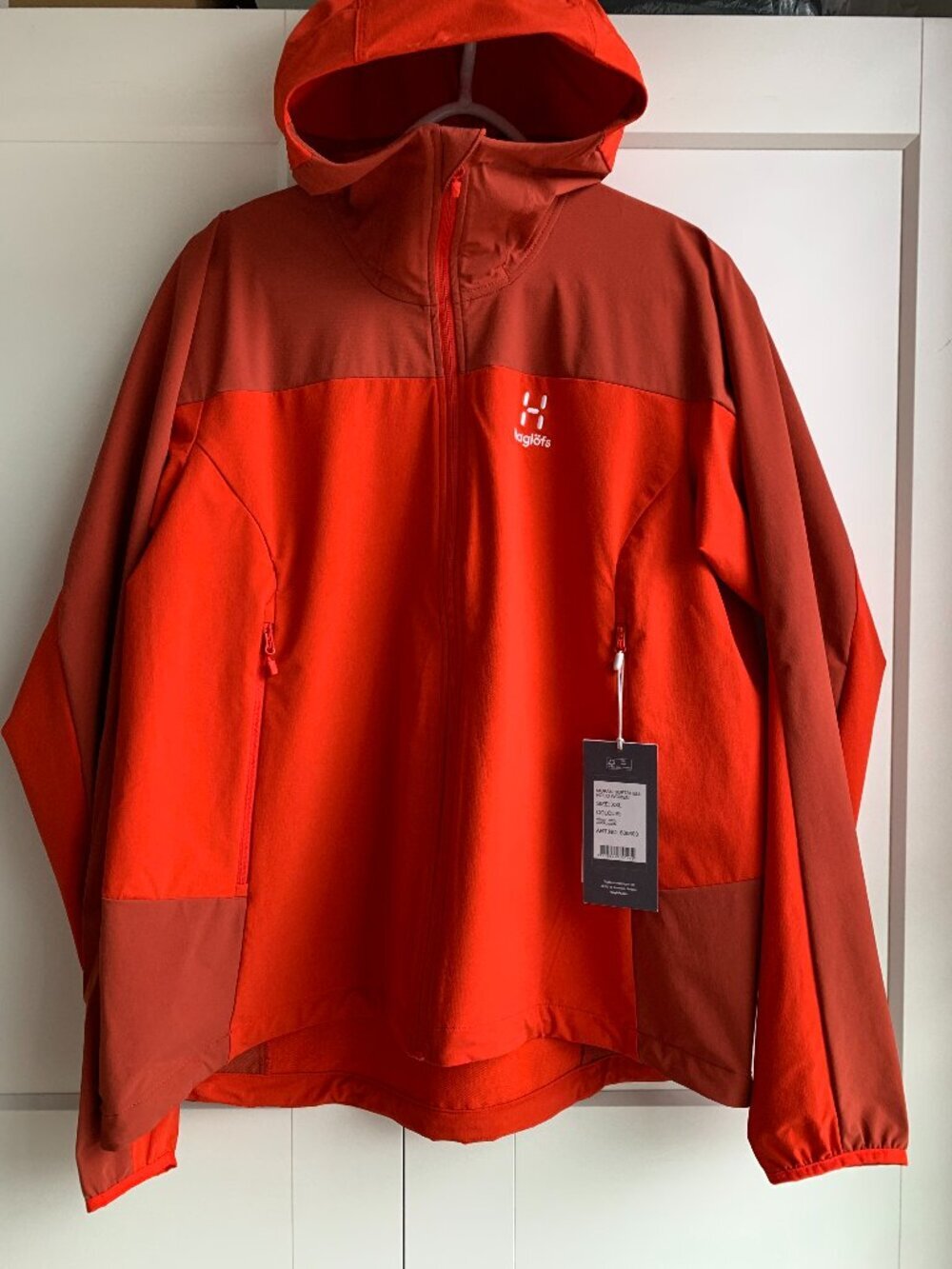 Haglofs Moran soft shell lightweight outdoor hoody Jacket women’s size XL